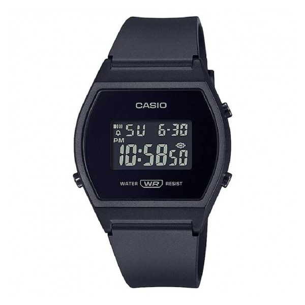 Orologio Unisex Casio LW-204-1BEF Nero (Ø 35 mm) Discount