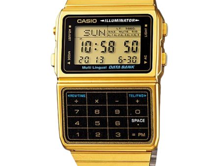 Orologio Unisex Casio DATABANK CALCULATOR GOLD Online