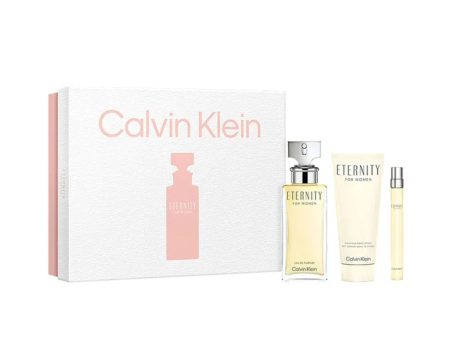 Cofanetto Profumo Donna Calvin Klein Eternity EDP 3 Pezzi Discount