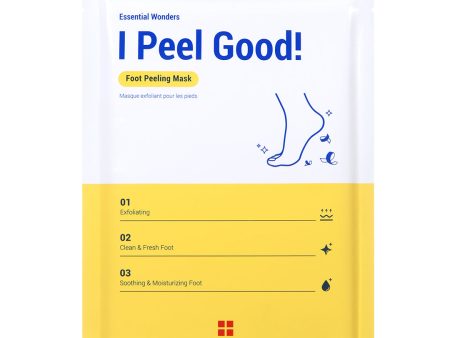 [Clearance Sale] Essential Wonders I Peel Good! Foot Peeling Mask - Expiration: JUN 6, 2025 For Cheap